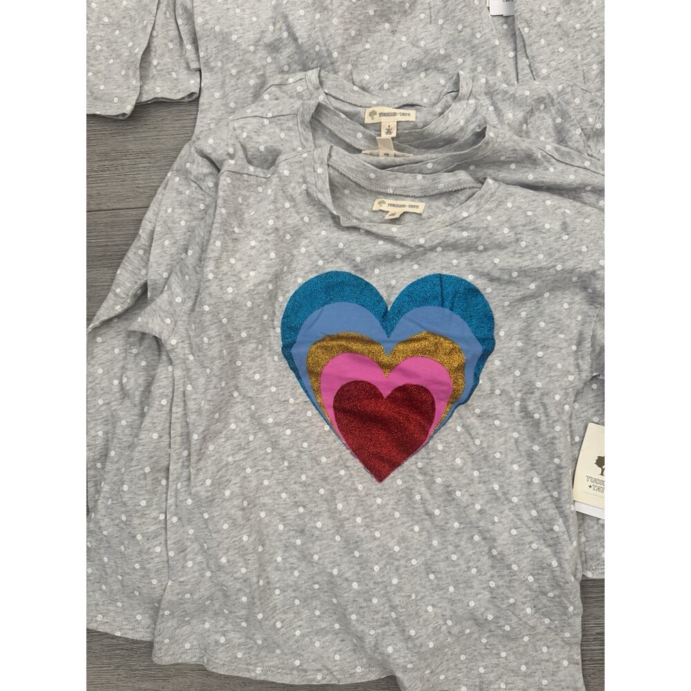 Lot Of 15 tucker and tate girls Long Sleeve T-Shirts Sizes Four Through Eight - Picture 3 of 10